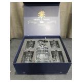 Regal Trunk Crystal Whiskey Decanter Set