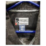 Black Denim Jacket with Red Stitching Size 2XL