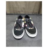 Youth Airwalk Sneakers Black/Orange/Yellow Palm Tree Design Size 5