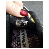 Youth Airwalk Sneakers Black/Orange/Yellow Palm Tree Design Size 5