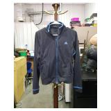 Adidas Full Zip Track Jacket Navy Blue Size Small