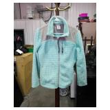 Magellan Outdoors Plush Textured Mint Zip-Up Jacket Size Large
