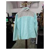 Magellan Outdoors Plush Textured Mint Zip-Up Jacket Size Large