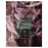 Ci Sono Womens Size Medium Faux Fur Vest Sleeveless Plum Purple Fuzzy Soft Plush