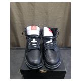 Air Jordan 1 Mid Black White Red Size 11.5