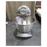 Farberware 6 Speed 4.7 Quart Gun Metal Professional Stand Mixer