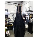 Carhartt Black Duck Bib Overalls Size 48 x 32