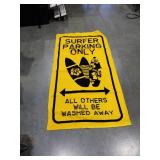 Surfer Parking Only Beach Towel