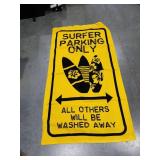 Surfer Parking Only Beach Towel