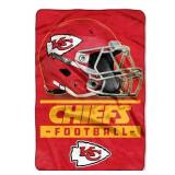 NFL Kansas City Chiefs Sideline Oversized Micro Raschel Throw 62\" x 90\" Blanket, 1 Each