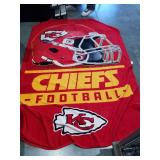 NFL Kansas City Chiefs Sideline Oversized Micro Raschel Throw 62\" x 90\" Blanket, 1 Each