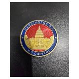 Washington DC Capitol Building and Great Seal Commemorative Pin Set