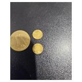 Gold-Colored Commemorative Coin Set