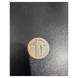 Standing Liberty Quarter Dollar