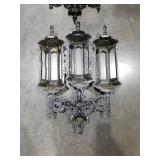 (3) Gothic Triple Lantern Wall Plaque | Victorian Gothic Art | Medieval Decor