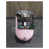 TAL Double Wall Insulated Stainless Steel Wine Tumbler 12oz  Pink