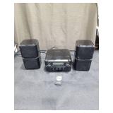 Magnavox MM435 AM/FM Radio CD Player Bluetooth 3 Piece Music System