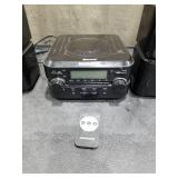 Magnavox MM435 AM/FM Radio CD Player Bluetooth 3 Piece Music System