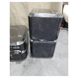 Magnavox MM435 AM/FM Radio CD Player Bluetooth 3 Piece Music System