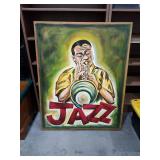 Jazz Musician Oil Painting