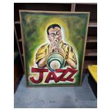 Jazz Musician Oil Painting