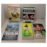 Sports Book Collection - 5 Hardcover Books