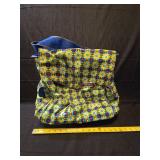 Kalencom vinyl Diaper/messenger Bag Sunflower Pattern
