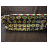 Kalencom vinyl Diaper/messenger Bag Sunflower Pattern