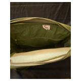 Olive Green Leather Crossbody Bag