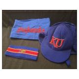 Kansas Jayhawks KU Cap and Apparel Set