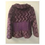 QQMY Purple Faux Fur Jacket