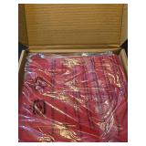 Amazon Basics Red Microfiber Twin Sheet Set