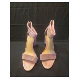 Gianni Bini Pink Crystal Embellished Sandals