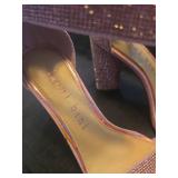 Gianni Bini Pink Crystal Embellished Sandals