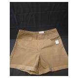 Time and Tru Brown Pull-On Shorts 5\" Inseam