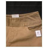 Time and Tru Brown Pull-On Shorts 5\" Inseam