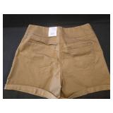Time and Tru Brown Pull-On Shorts 5\" Inseam