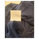 Navy Criss-Cross Detail T-Shirt XL