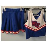 Kansas University girls Cheerleading Uniform size 8