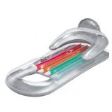 Bluescape Deluxe Lounge  Inflatable Pool Float  Silver  Age 14 & up  Unisex