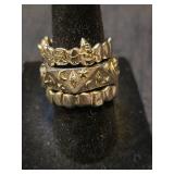 Set of 3 Silver rings