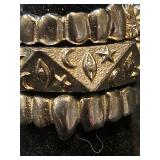 Set of 3 Silver rings