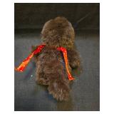 Monchhichi Plush Doll with Red Bib