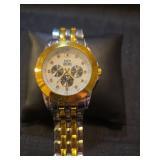 Stacy Adams Two-Tone Chronograph Watch