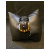 Shell Gold-Tone Watch with Roman Numerals