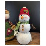 Giftcraft Plush Snowman Duo Holiday Decor
