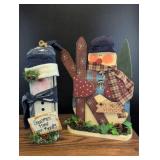 Winter Snowman Decorative Set - 