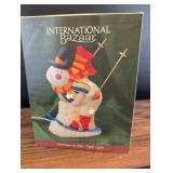 International Bazaar Skiing Snowman Night Light