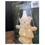 International Bazaar Skiing Snowman Night Light