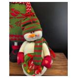 Holiday Snowman Plush Set with Decorative Outfits